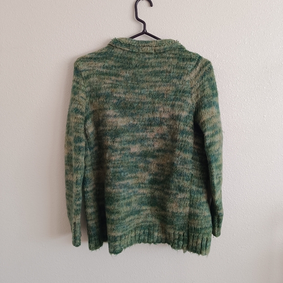 Vintage Green Mohair Anthropologie Sweater - Picture 3 of 7